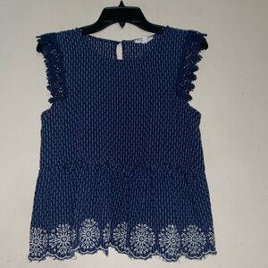 💕Mine Navy babydoll top💕